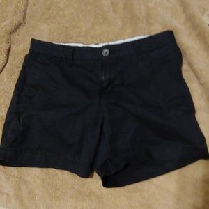 Black size 0 old navy shorts